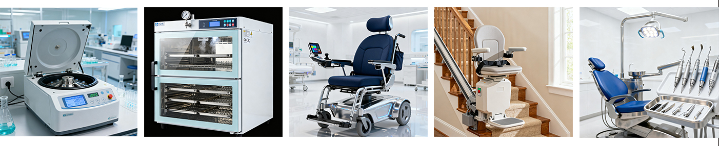 Low noise medical equipment motors